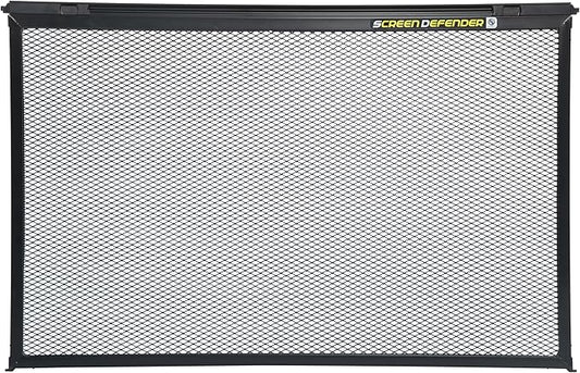 Lippert Components 859794 Screen Defender RV Entry Door Aluminum Screen Protector, 30-inch, Black