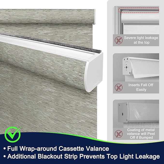 BERISSA Motorized Blinds with Remote,Light Filtering Smart Blinds for Windows,Jacquard Fabric,Remote Control,Thermal Insulated Automatic Blinds,Electric Blinds with USB/Solar Pannel.Brown