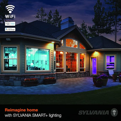 SYLVANIA Smart LED WiFi Full Color Light Strip, 6.5 ft, Dimmable, Compatible with Alexa and Google Home Only - 1 Pack (75704)