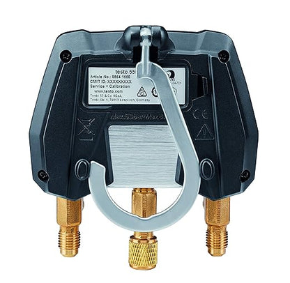 Testo 550i I App Operated Digital Manifold for air Conditioning, Refrigeration Systems and Heat Pumps – with Bluetooth