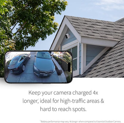 Arlo VMC3052-100NAR Essential 2nd Gen 2K XL Single Cam, White - Certified Refurbished