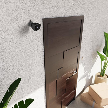 Feit Electric Plug-in Outdoor Security Camera, 2K HD, Advance Motion Detection, 2.4GHz Wi-Fi, 30ft. Night Vision, 2-Way Audio, Micro SD Card Storage, AI-Powered Smart Alerts, Always-On Wired Power