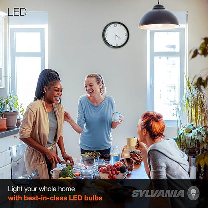 Sylvania LED A19 Light Bulb, 60W Equivalent, Efficient 8.5W, 800 Lumens, Frosted, 5000K, Daylight (74470) (Pack of 1, 12 Count Total)
