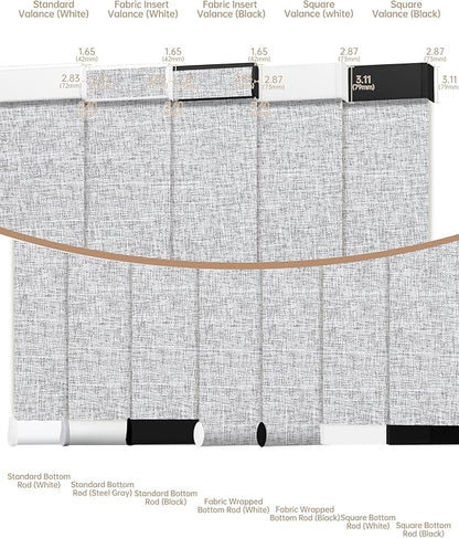 Kincmo Motorized Blinds with Remote, Light Filtering Roller Shades Work with Apple Homekit,Alexa,Google Home, Custom Electric Blinds with App,Voice Control (75% Blackout Mist Twilight)