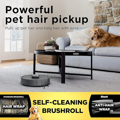 Shark R-RV2310AE Matrix Self Empty Robot Vacuum for Carpets & Hardfloors with 45-Day Capacity Self-Cleaning Bagless Base - Certified Refurbished