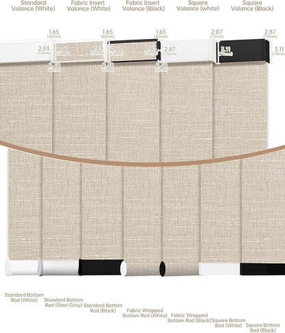 Kincmo Motorized Blinds with Remote, Light Filtering Roller Shades Work with Apple Homekit,Alexa,Google Home, Custom Electric Blinds with App,Voice Control (70% Blackout Aurora Beige)