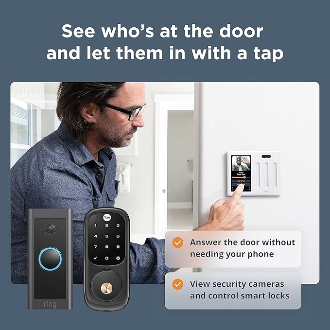 Brilliant Smart Home Control (2-Switch Panel) — Alexa Built-In & Compatible with Ring, Sonos, Hue, Google Nest, Wemo, SmartThings, Apple HomeKit — In-Wall Touchscreen Control for Lights, Music, & More