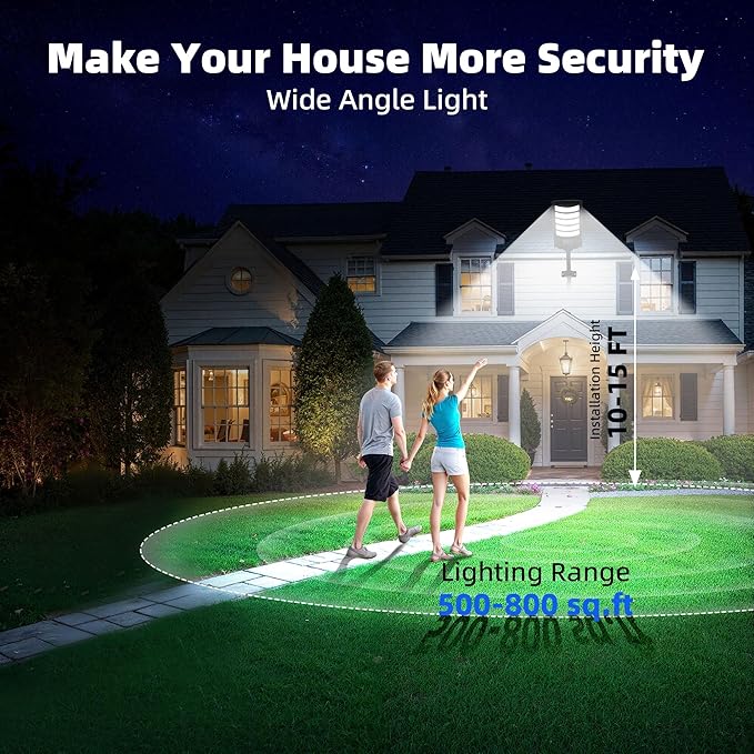 FOWSEEK Solar Street Lights Outdoor Waterproof, 2 Pack High Lumen Solar Outdoor Flood Lights with Motion Sensor, Lamparas Luces Solares para Exteriores Dusk to Dawn Commercial Lighting for Yard
