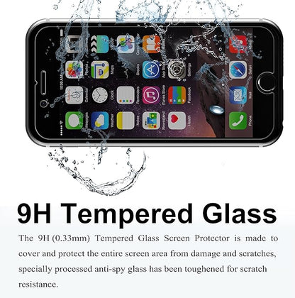 Ailun Privacy Screen Protector for iPhone SE 2020 2nd / 2022 3rd Generation, iPhone 8 7 6 6s 3Pack Anti Spy Private Tempered Glass