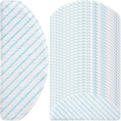 Chengu 100 Packs Vacuums Floor Cleaning Machines Disposable Mop Pads Replacement Mopping Cloths Pads Compatible with T9 /T9+ /T8+ /T8 Aivi /N8 Pro /N8 Pro+ Robot Vacuum Cleaner