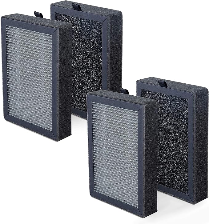 Levoit Air Purifier (LV-H128) and Replacement Filters (2 Pack)