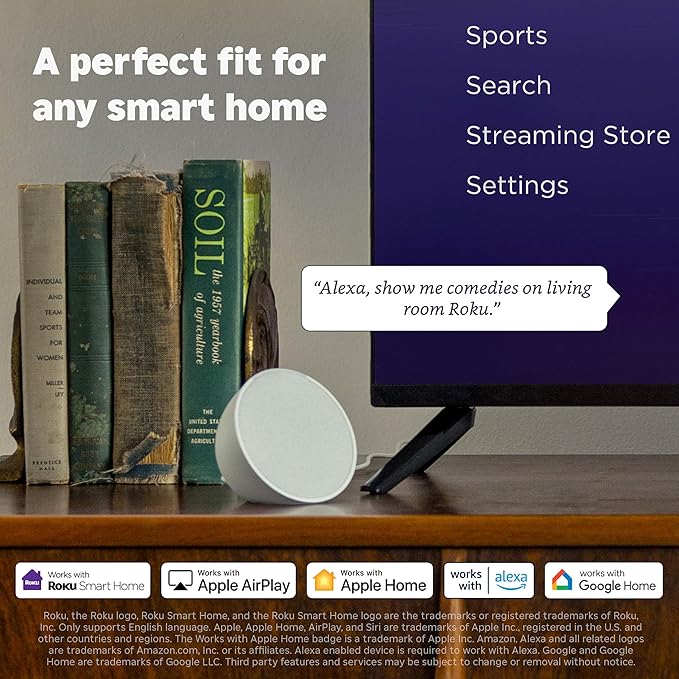 Roku Smart TV 2026 – 65-Inch Select Series, 4K QLED TV – Roku TV with Voice Remote – Flat Screen QLED Television with Wi-Fi for Streaming Live Local News, Sports, & Movies – Bluetooth Headphone Mode