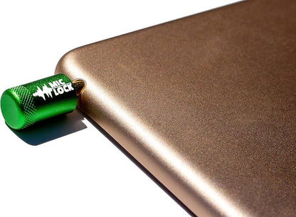 Mic-Lock 3.5mm for Headphone Port - Microphone Audio and Data Security - Privacy Protector for Laptops, Smartphones, Tablets, and Computers (Green, Single Pack)