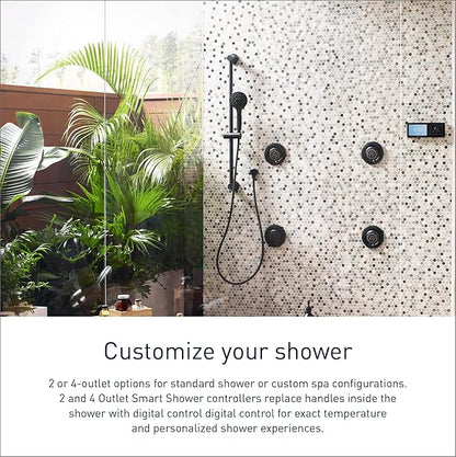 Moen TS3302TB U by Moen Digital Shower Controller and S3102 Valve 2-Outlet