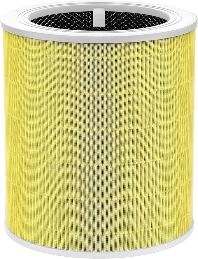 Core 600S Pet Care Replacement Filter for LEVOIT Core 600S & Core 600S-P Air Purifier, for Core 600S-P Pet Care Replacement Filter, Core 600S-RF-PA, 1 Pack, Yellow