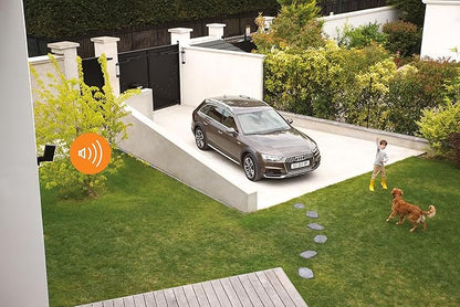 Netatmo Smart Outdoor Security Camera with 105-dB Siren & WiFi | Sends Alerts to Your Smartphone | Floodlight & Movement Detection | Night Vision | Security Without Monthly Fees (White)