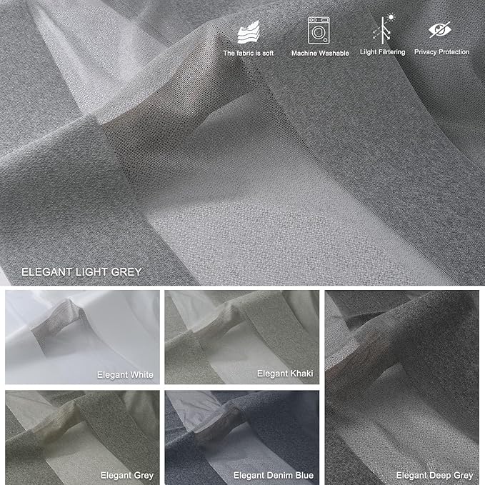Motorized Sheer Vertical Blinds with Remote, Light Filtering Vertical Blind Sliding Door Blinds Remote Control Blinds for Sliding Glass Door Customize(Elegant Light Grey)