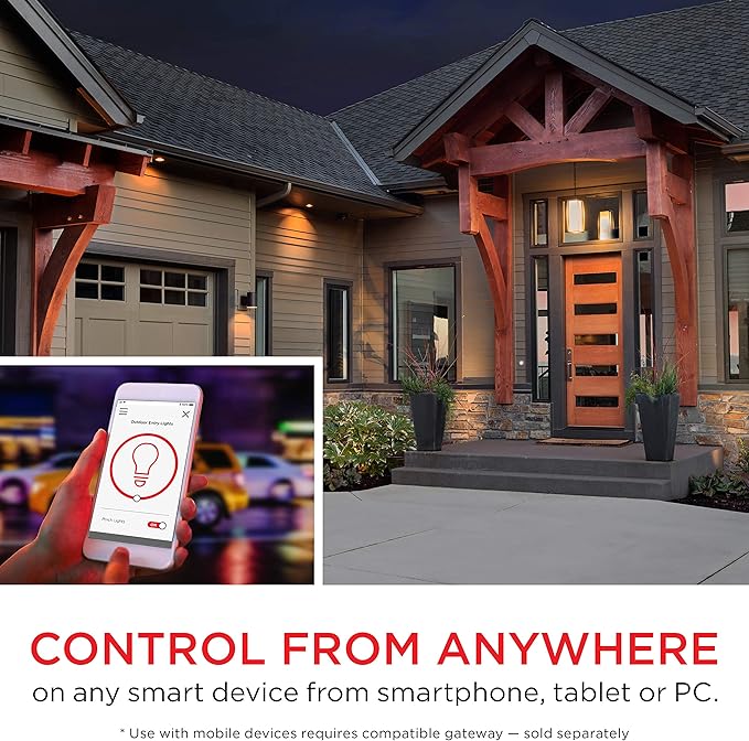 UltraPro Add-On Switch QuickFit and SimpleWire, In-Wall White Rocker Paddle Only, Z-Wave ZigBee Wireless Smart Lighting Controls, NOT A STANDALONE Switch, 2 Pack, 54905
