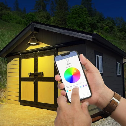 Feit Electric PAR38/RGBW/CA/AG 90 Watt Equiv, 2.4 GHz WiFi Only, No Hub Required, Color Changing and Tunable White (Pack of 4)