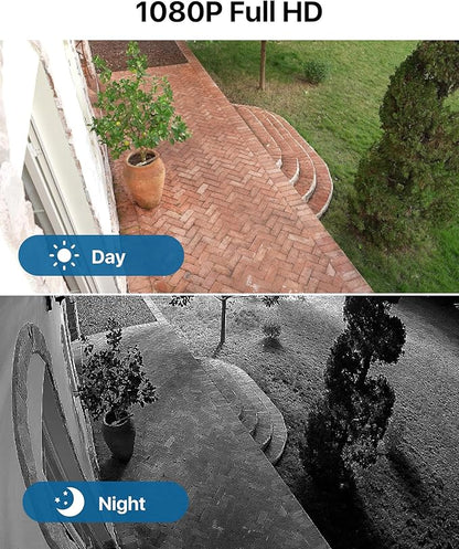 Loocam Home Security Camera System, 1080p H.265+ DVR with 1TB HDD, AI Human Vehicle Detection Wired Surveillance Camera, Security Camera for Home Indoor Outdoor, CCTV Camera APP Remote