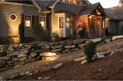 Nuvo Lighting 62/1203 LED Landscape Flood Fixture, Dark Gray, 9W, 120V, 3000 Kelvin Temp, 900 Lumens Output, 50000 Average Rated Hours, Circular LED Module Bulb, Rugged Construction 6.25 in | 900 lumens, Integrated 3000K LED, 50,000-hour life, Adjustab...