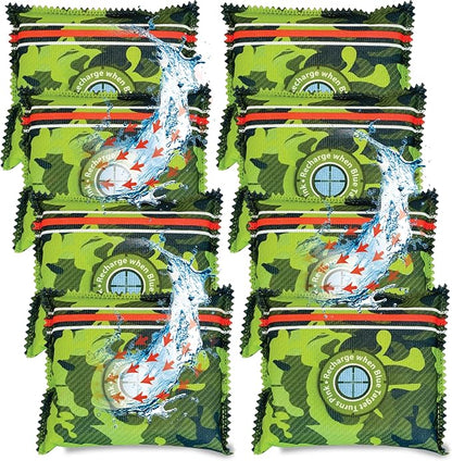 Zarpax Reusable Gun Safe Dehumidifier - The Ultimate Desiccant Bags Solution for Gun Safes, Closets, and More (8-Pack) - Prevent Excess Humidity, Moisture and Mold - Gun Safe Accessory