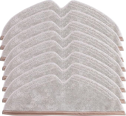 Replacement Spare Microfiber Mop Cloth Pad Compatible with Roborock Q7 Q8 S5 Max, Q5 Pro, E4, E5, S5, S6, S6 Pure MaxV, Q5, Q5 Pro+, Q7 and Q8 Max+ Vacuum Robots 8 Pcs Refill Kit