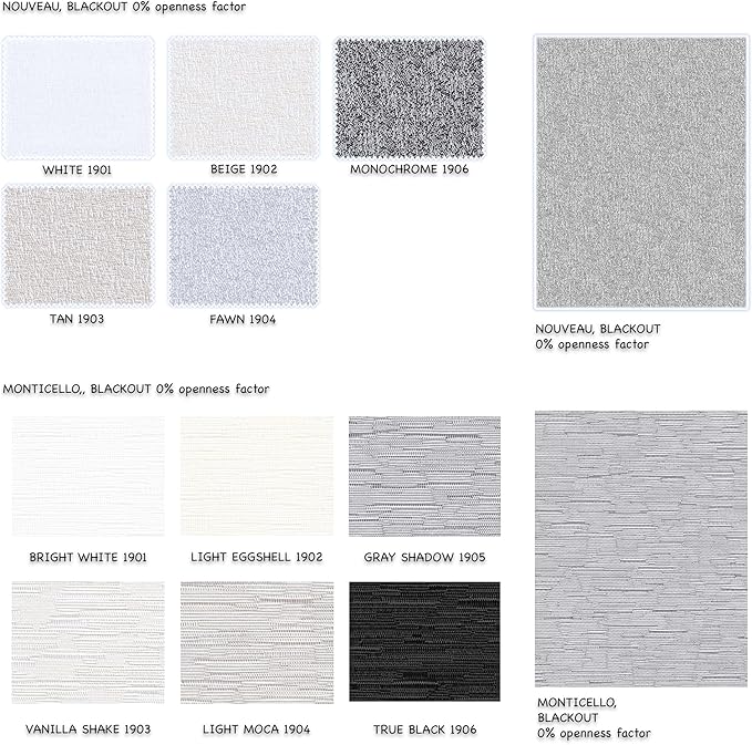 HILADUO Custom Motorized Blackout Roller Shades – Smart Electric Blinds Work with Apple Home, Alexa & Google Home – 100% Light Blocking Thermal for Bedroom (20"-105" Width)