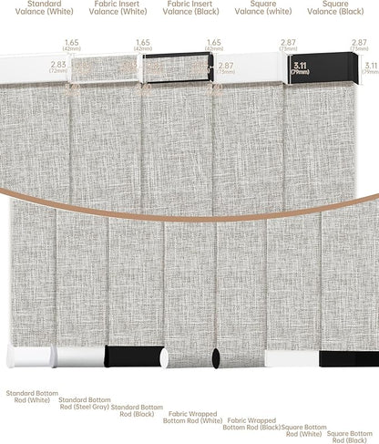 Kincmo Motorized Blinds with Remote, Light Filtering Roller Shades Work with Apple Homekit,Alexa,Google Home, Custom Electric Blinds with App,Voice Control (75% Blackout Mist Ash Grey)