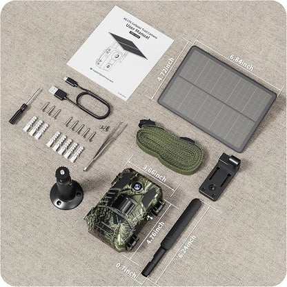 Loatos 4G LTE Cellular Trail Camera, 2K Live View Trail Camera AI Detection
