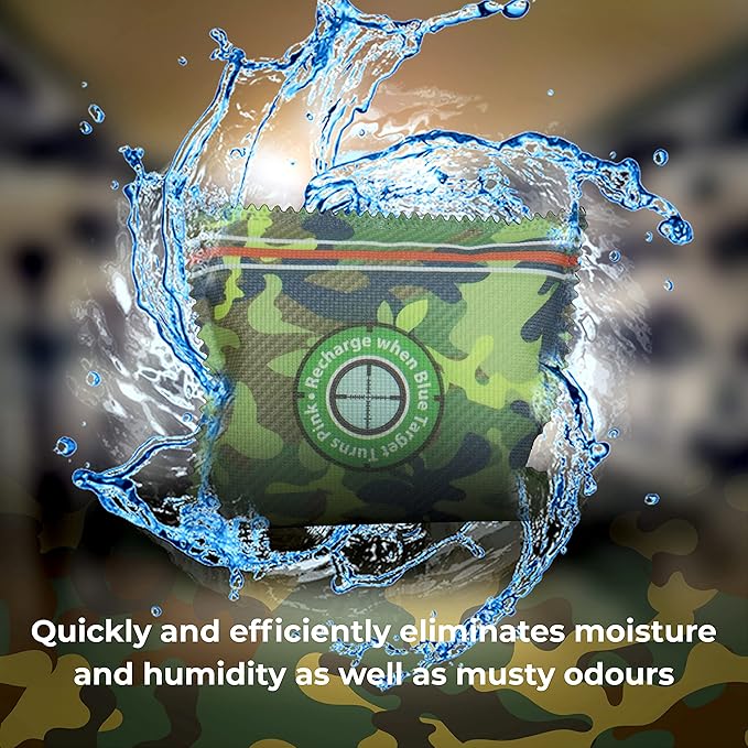 Zarpax Reusable Gun Safe Dehumidifier - The Ultimate Desiccant Bags Solution for Gun Safes, Closets, and More (8-Pack) - Prevent Excess Humidity, Moisture and Mold - Gun Safe Accessory