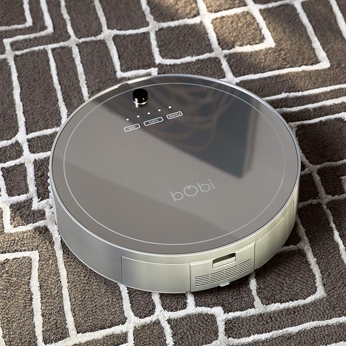 bObi Pet Robotic Vacuum Cleaner, Silver