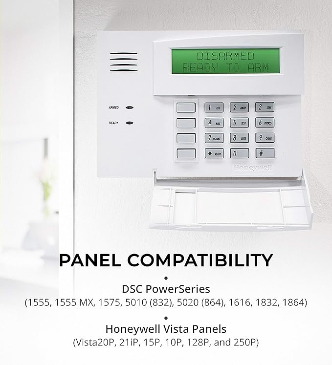 EyezOn Envisalink EVL-4EZR IP Security Interface Module for DSC and Honeywell (Ademco) Security Systems, Compatible with Alexa