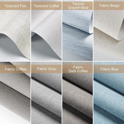 Fabric Samples of Motorized Smart Blind and Blackout Roller Shade, Fabric Samples with Remote Control Automatic Cordless Shades Room Darkening Custom Size