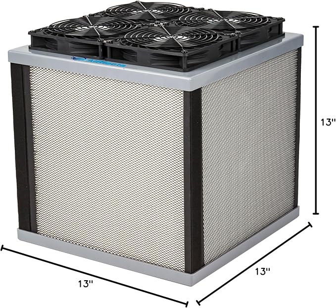3Pro, Air purifer for house up to 3100ft2, CADR super large 413cfm, collapsible and portable, can be packed into a 20" suitcase.