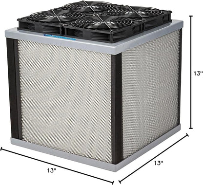3Pro, Air purifer for house up to 3100ft2, CADR super large 413cfm, collapsible and portable, can be packed into a 20" suitcase.