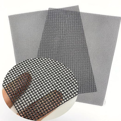 PVC Coated 304 Stainless Steel Mesh,2 Pack Woven Wire Mesh Screen Steel Woven Wire Mesh for Vent, Cage, Cabinets Mesh, Security Guard Garden Screen Hole Diameter 1.5mm (30 X 21CM)