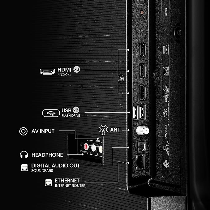 Hisense 50" E6 Cinema Series Hi-QLED 4K UHD Smart Fire TV (50E6QF) - AI Light Sensor, Dolby Vision · Atmos, Voice Remote with Alexa, Motion Rate 120, HDR 10+ Adaptive, Game Mode Plus