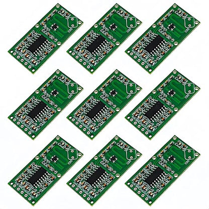 9PCS RCWL-0516 Microwave Radar Sensor Motion Detection Sensor Induction Switch Module Detection Distance 5-8m