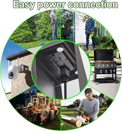 2 Pack Porch Light with Outlet and Remote Control - Plug in Outdoor Wall Lights with GFCI Exterior Lighting Fixtures Adjustable 3 Sensitivity Levels and 1-10min Delay for Porch,Patio,Entryway(Bronze)