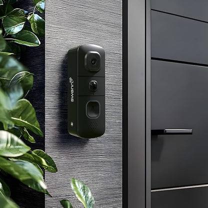 Swann Evo Wireless Video Doorbell Black