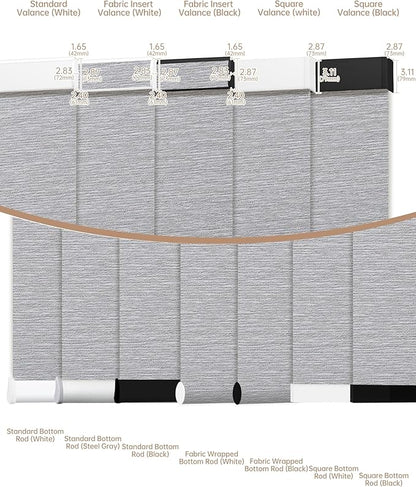 Kincmo Motorized Blinds with Remote, Light Filtering Roller Shades Work with Apple Homekit,Alexa,Google Home, Custom Electric Blinds with App,Voice Control (60% Blackout Atlantic Grey)