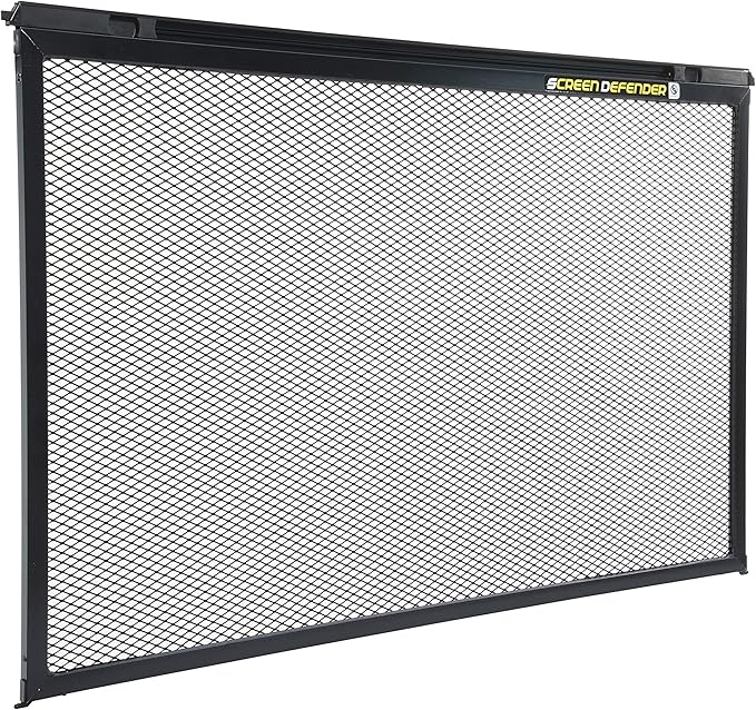 Lippert 859792 Screen Defender RV Entry Door Screen Protector, 26-inch Door (22.5" Screen Kit) , Black
