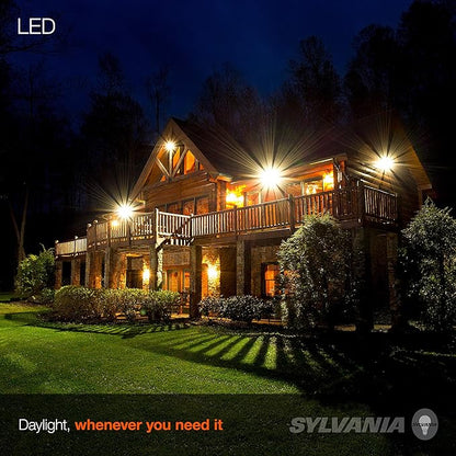 Sylvania Flood BR30 LED Light Bulb, 100W = 15.5W, Dimmable, 10 Year, 1450 Lumens, 2700K, Soft White - 6 Pack (41255)